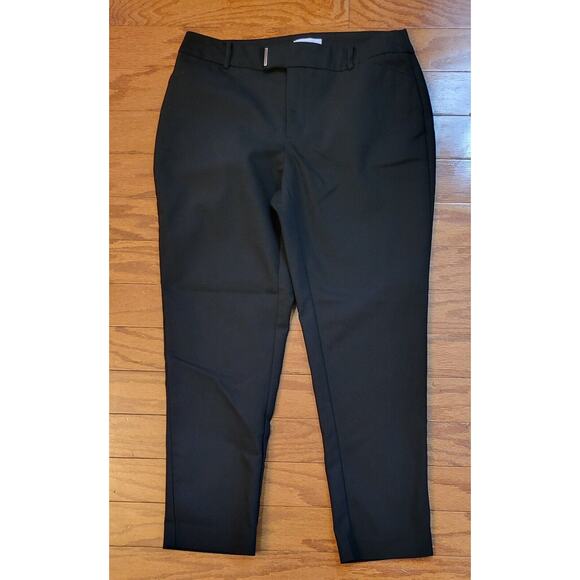 Charter Club Dress Ankle Pants Women's Black Tapered Leg Size 8 - Picture 1 of 9